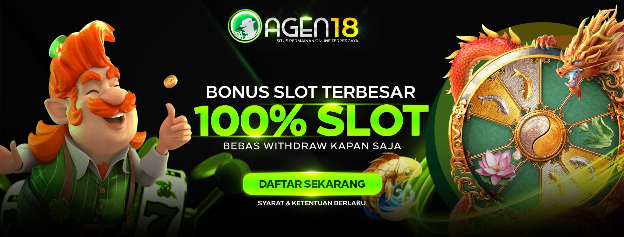 Welcome Bonus 100% Slot